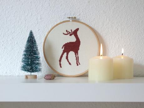 un ciervo para decorar en navidad