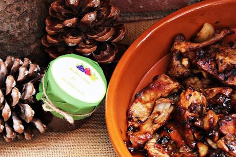 CONEJO AL AJILLO CON MEMBRILLO Y PERA CONEJO AL AJILLO CON MEMBRILLO Y PERA