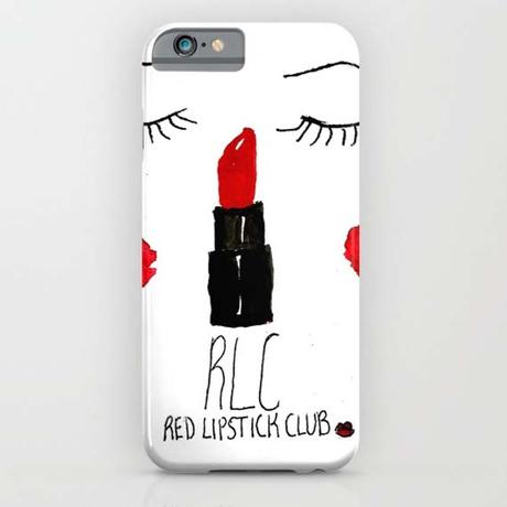 customized lipstick and nails phone case