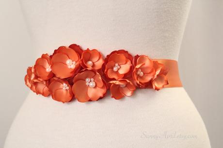 Novias orginales con un toque naranja Novias orginales con un toque naranja