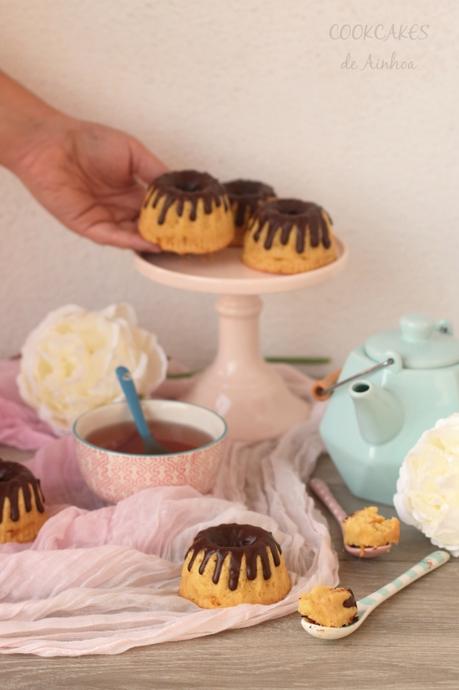 Bundt Cakes de Mango y Chocolate Bundt Cakes de Mango y Chocolate
