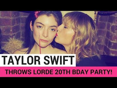 Taylor dio a Lorde un tierno regalo de cumpleaños Taylor dio a Lorde un tierno regalo de cumpleaños