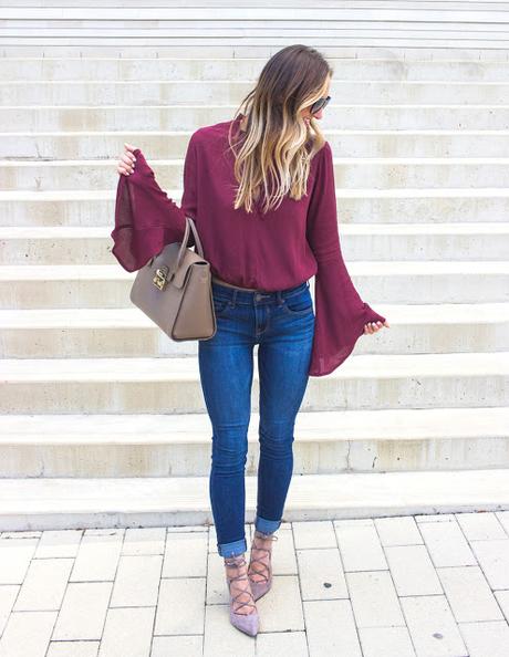 SEASONAL TRENDS; FLARED SLEEVES.-