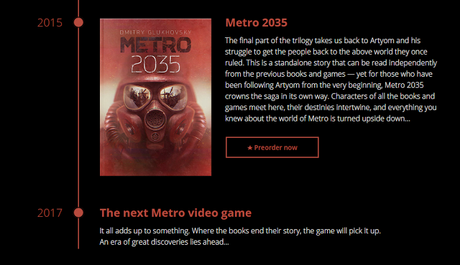 Nuevo juego de Metro para 2017, continuación de los libros (Metro 2035) Nuevo juego de Metro para 2017, continuación de los libros (Metro 2035)