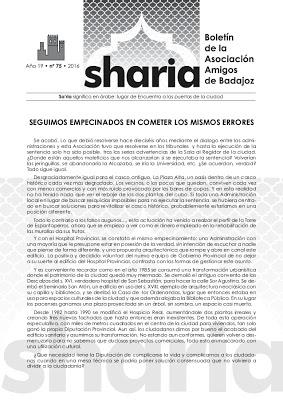 SHARIA: Boletín de la Asociación Amigos de BadajozCoordin...