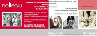 Viernes 11, 19h30: Presentación de Las Mitford en Nollegiu Viernes 11, 19h30: Presentación de Las Mitford en Nollegiu