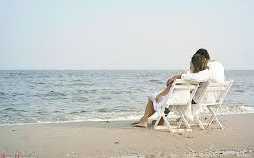 pareja en la playa