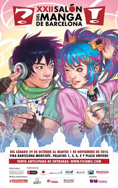 El XXIII Salón del Manga de Barcelona será del 2 al 5 de noviembre de 2017