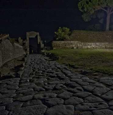 Vigilantes nocturnos en Roma (sebaciaria)