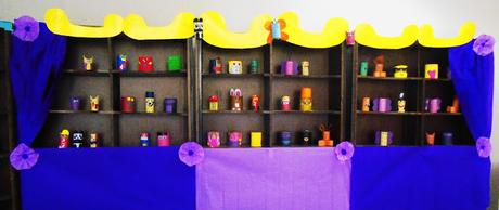 Reciclando tubos de cartón Reciclando tubos de cartón