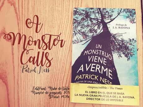 Reseña: Un monstruo viene a verme, de Patrick Ness