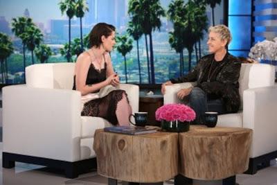 Kristen Stewart en el show de Ellen DeGeneres Kristen Stewart en el show de Ellen DeGeneres