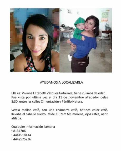 Estudiante de la UASLP se encuentra desaparecida; desapareció rumbo a su trabajo 15037350_1114757815238886_7510917007407183110_n