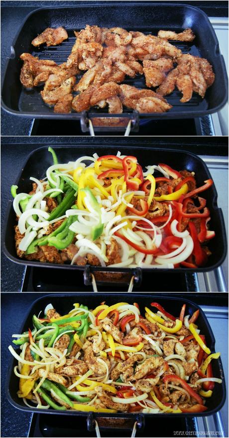 Fajitas de pollo