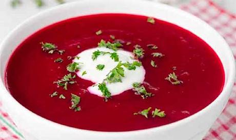 Cenas ligeras y ricas para adelgazar crema remolacha pocas calorias