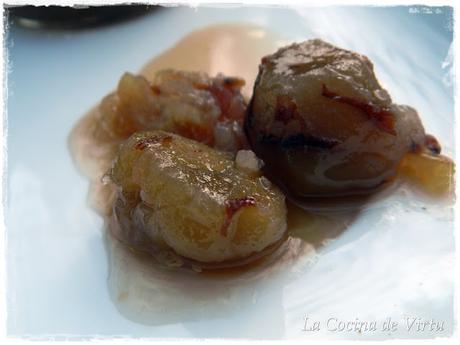 Castañas confitadas al jengibre Castañas confitadas al jengibre