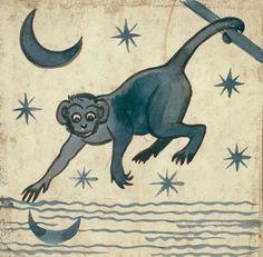 El mono y la luna. Poema zen, por Hakuin Ekaku monkey-moon