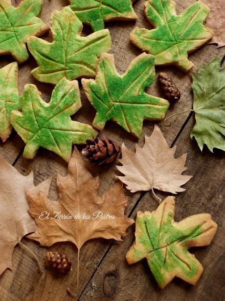 Galletas Hojas de Otoño