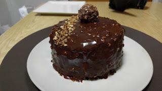 Tarta mousse Ferrero Rocher