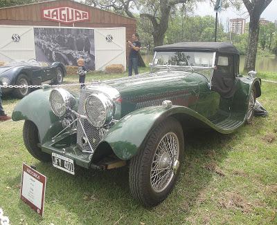 El Jaguar SS 100 del año 1936