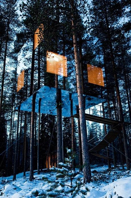 15 imágenes curiosas que posiblemente no habías visto antes casa-de-arbol-de-espejo