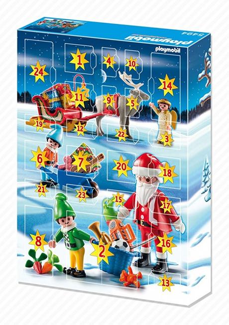 Calendarios de Adviento de Playmobil y Lego | Navidad 2016 Calendario de Adviento de Playmobil - detalle de las ventanitas