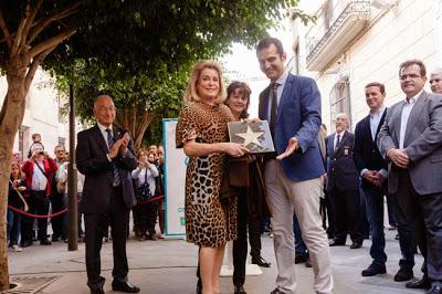 Catherine Deneuve en el Paseo de la Fama de Almería