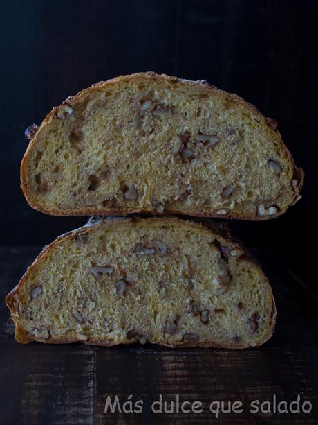 Pan de calabaza y nueces