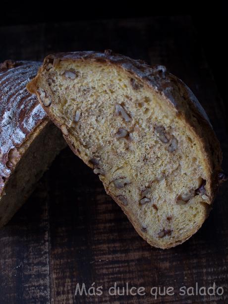 Pan de calabaza y nueces