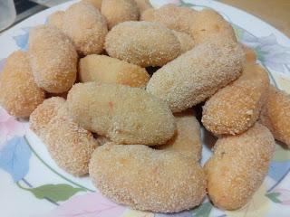 CROQUETAS DE LANGOSTINOS AL PIL-PIL ¿o AL PIMPI COMO DECIMOS EN MALAGA? (Videos y fotos del paso a paso)