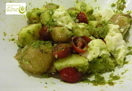 Ensalada de papas con pesto