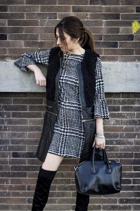 Houndstooth Dress