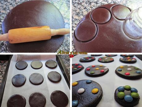 GALLETAS NEGRAS CON LACASITOS