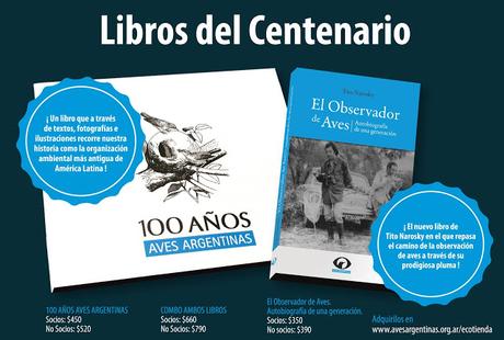 Libros del centenario de Aves Argentinas