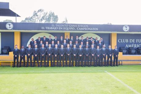 América viste de manera elegante para la foto oficial del Mundial de Clubs