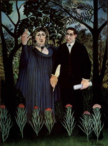 El poeta que menos murió al morir, Ramón Gómez de la Serna le-douanier-rousseau-apollinaire-et-marie-laurencin