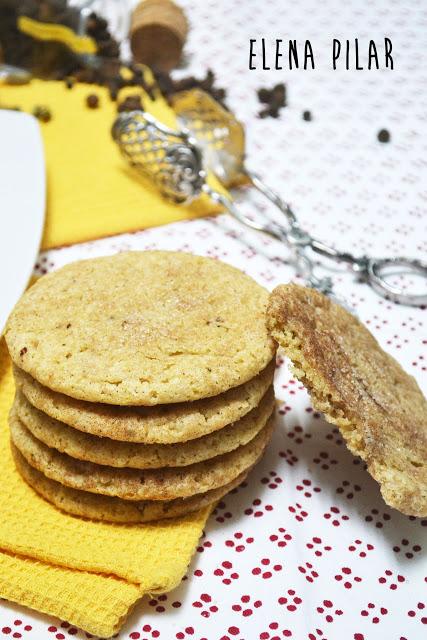 Galletas snickerdoodles con especias chai