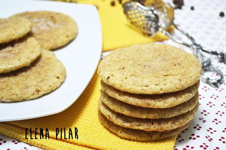 Galletas snickerdoodles con especias chai