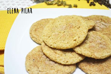 Galletas snickerdoodles con especias chai