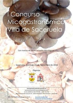 I Concurso Micogastronómico Villa de Saceruela