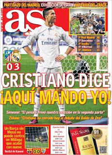 Resumen prensa 20/11/2016: Antimadridismo, propaganda, otros vicios y portadas