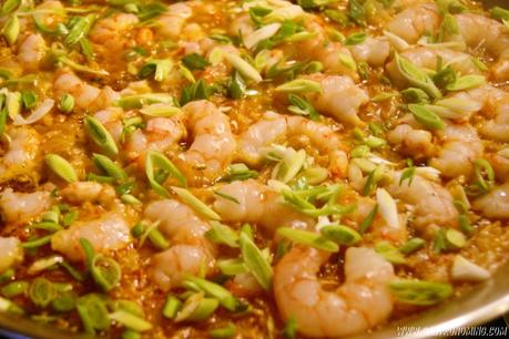 Orzo con langostinos Orzo con langostinos