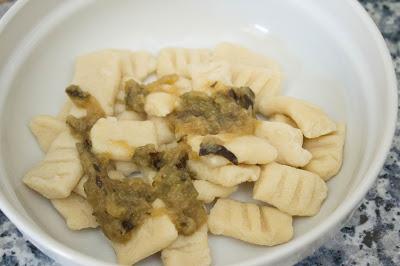 Ñoquis sin gluten con salsa de berenjenas Ñoquis sin gluten con salsa de berenjenas