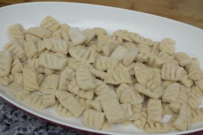 Ñoquis sin gluten con salsa de berenjenas Ñoquis sin gluten con salsa de berenjenas