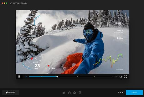 El editor de vídeo de GoPro ya permite insertar la telemetría en los vídeos