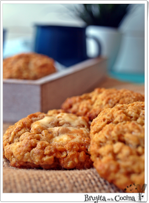 Galletas de avena, cardamomo y naranja