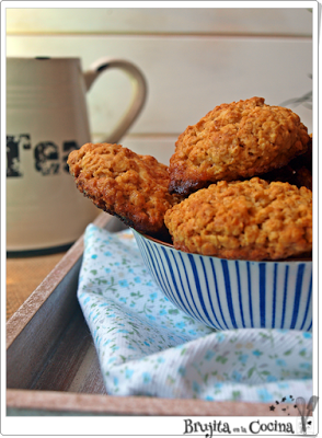 Galletas de avena, cardamomo y naranja