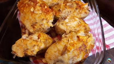 Papas gratinadas con puerros