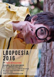 Viernes 25, 19h30 minutos: Cierre del año loopoético en Nollegiu Viernes 25, 19h30 minutos: Cierre del año loopoético en Nollegiu