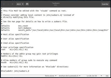 Como ver asteriscos cuando tecleamos la contraseña en la Terminal de Ubuntu Como ver asteriscos cuando tecleamos la contraseña en la Terminal de Ubuntu